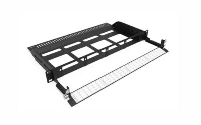 ENVOLVENTE 1U HD MODULAR FIJO CON ORGANIZADOR FRONTAL